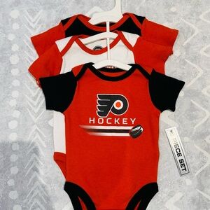 Philadelphia Flyers Baby Onesie Set